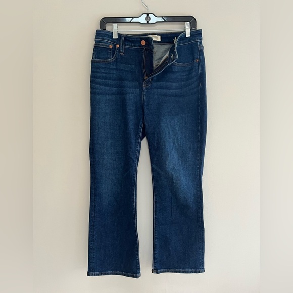 Madewell Curvy Kick Out Full-Length Jeans in Dark Wash, size 29 - Picture 6 of 12